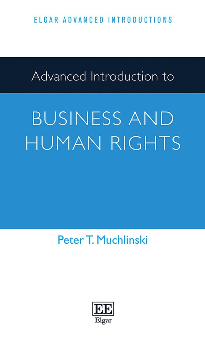 Peter T. Muchlinski - Advanced Introduction to Business and Human Rights, Inbunden