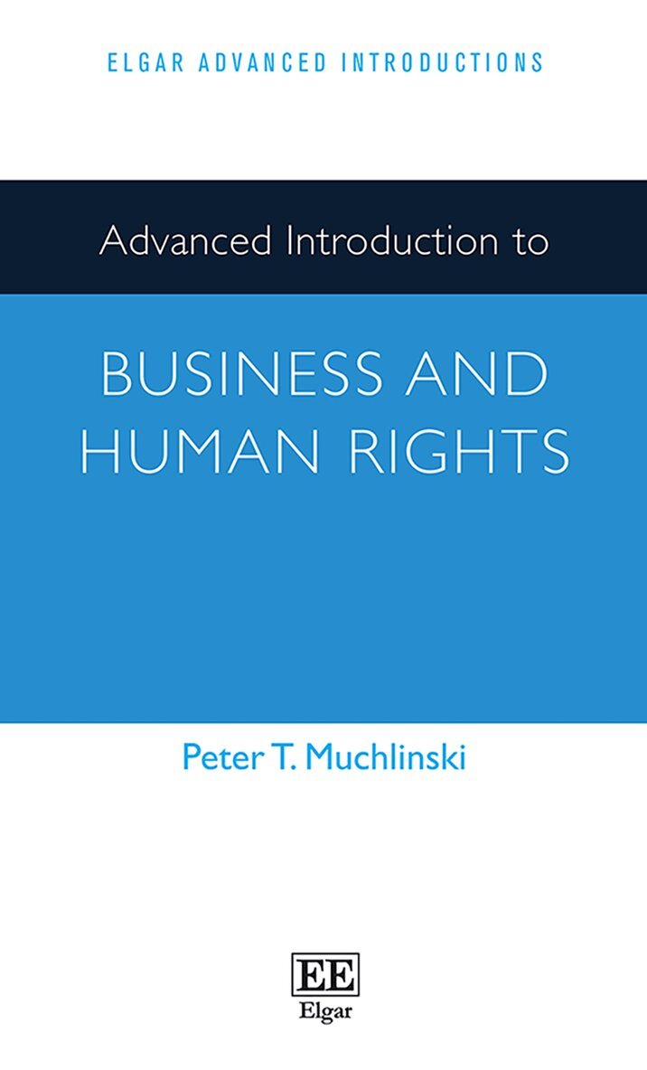Peter T. Muchlinski - Advanced Introduction to Business and Human Rights, Häftad