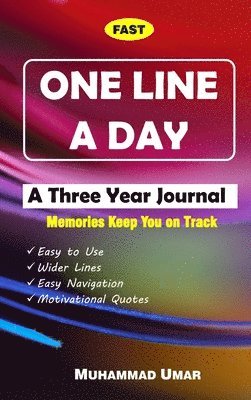 Muhammad Umar - One Line a Day - A Three Year Journal, Inbunden