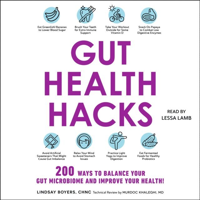Lindsay Boyers - Gut Health Hacks, Ljudbok