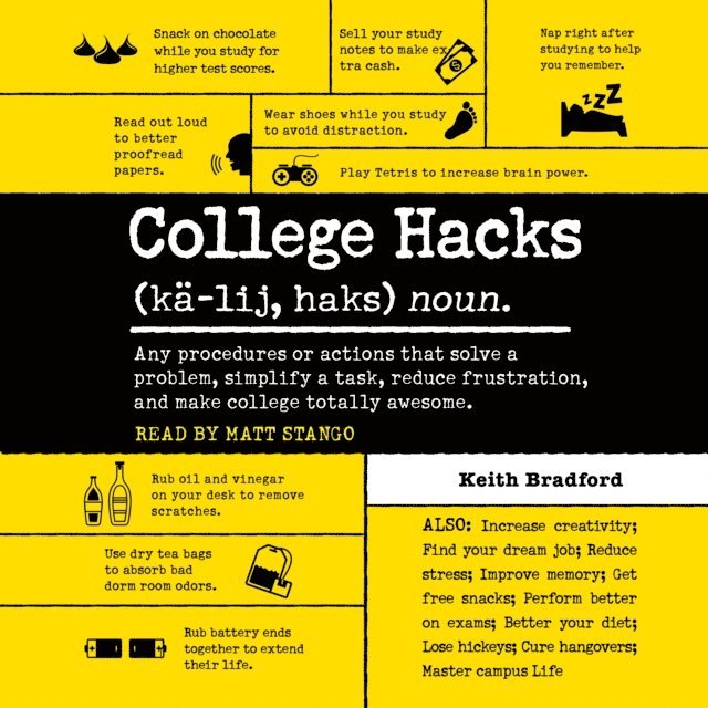 Keith Bradford - College Hacks, Ljudbok