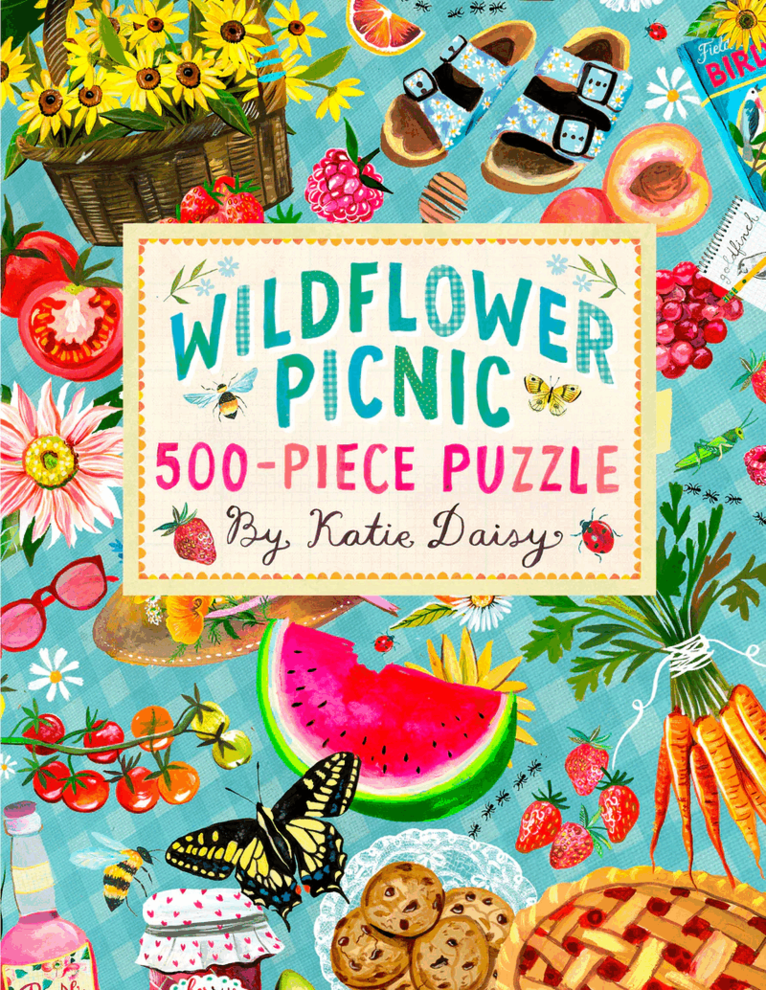 Pussel 500 bitar - Wildflower Picnic, Övrigt