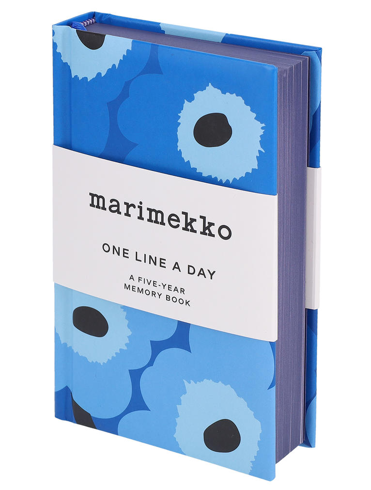 Marimekko - Femårsdagbok One Line A Day Marimekko Unikko blå, Övrigt