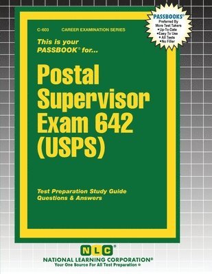 Postal Supervisor Exam 642 (USPS), Häftad