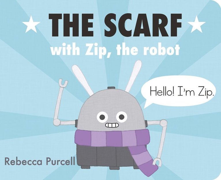 Rebecca Purcell - Scarf, with Zip the Robot, Kartonnage. Tillgänglighet: Tillfälligt slut