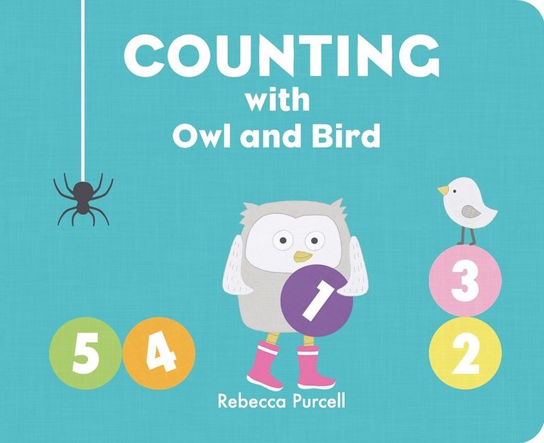Rebecca Purcell - Counting with Owl and Bird, Kartonnage. Tillgänglighet: Tillfälligt slut