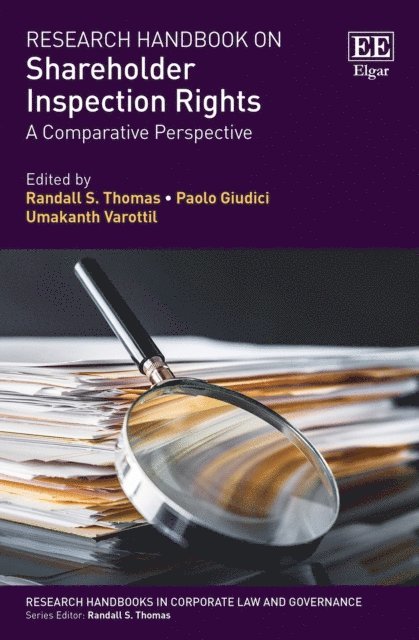 Umakanth Varottil, Paolo Giudici, Randall S. Thomas - Research Handbook on Shareholder Inspection Rights, E-bok