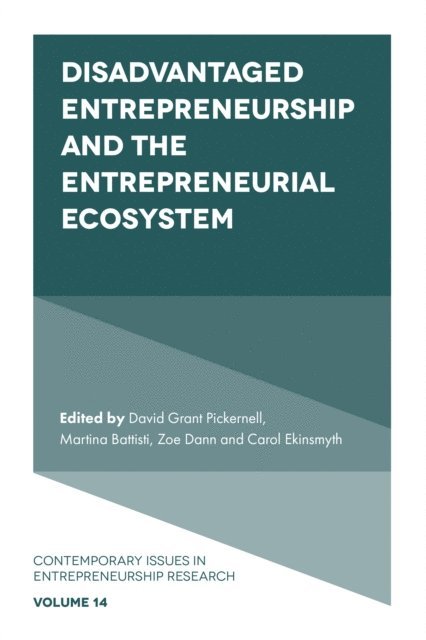 Carol Ekinsmyth, Zoe Dann, Martina Battisti, David Grant Pickernell - Disadvantaged Entrepreneurship and the Entrepreneurial Ecosystem, E-bok