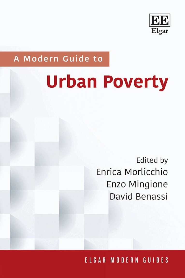 Enrica Morlicchio, Enzo Mingione, David Benassi - Modern Guide to Urban Poverty, Inbunden