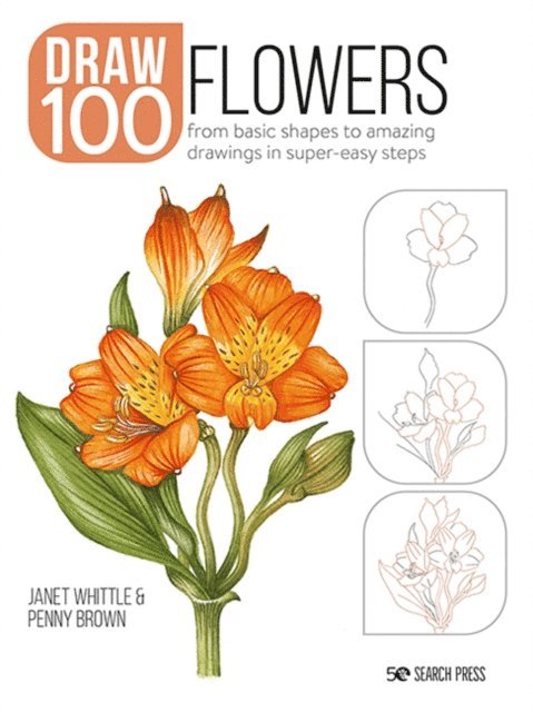 Janet Whittle - Draw 100: Flowers, E-bok