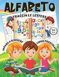 Alfabeto - Traccia le lettere, Impara a scrivere, Libro prescolare Eta 3+