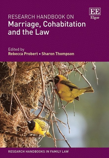 Sharon Thompson, Rebecca Probert - Research Handbook on Marriage, Cohabitation and the Law, E-bok