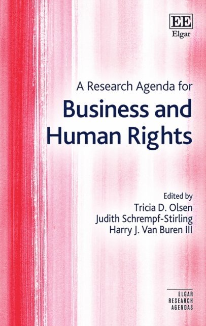 Harry Van Buren III, Judith Schrempf-Stirling, Tricia D. Olsen - Research Agenda for Business and Human Rights, E-bok