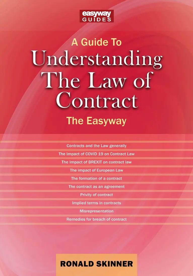 Ronald Skinner - Guide to Understanding the Law of Contract, Häftad. Tillgänglighet: Lägg i varukorg