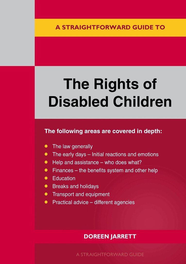Doreen Jarrett - Rights of Disabled Children, Häftad