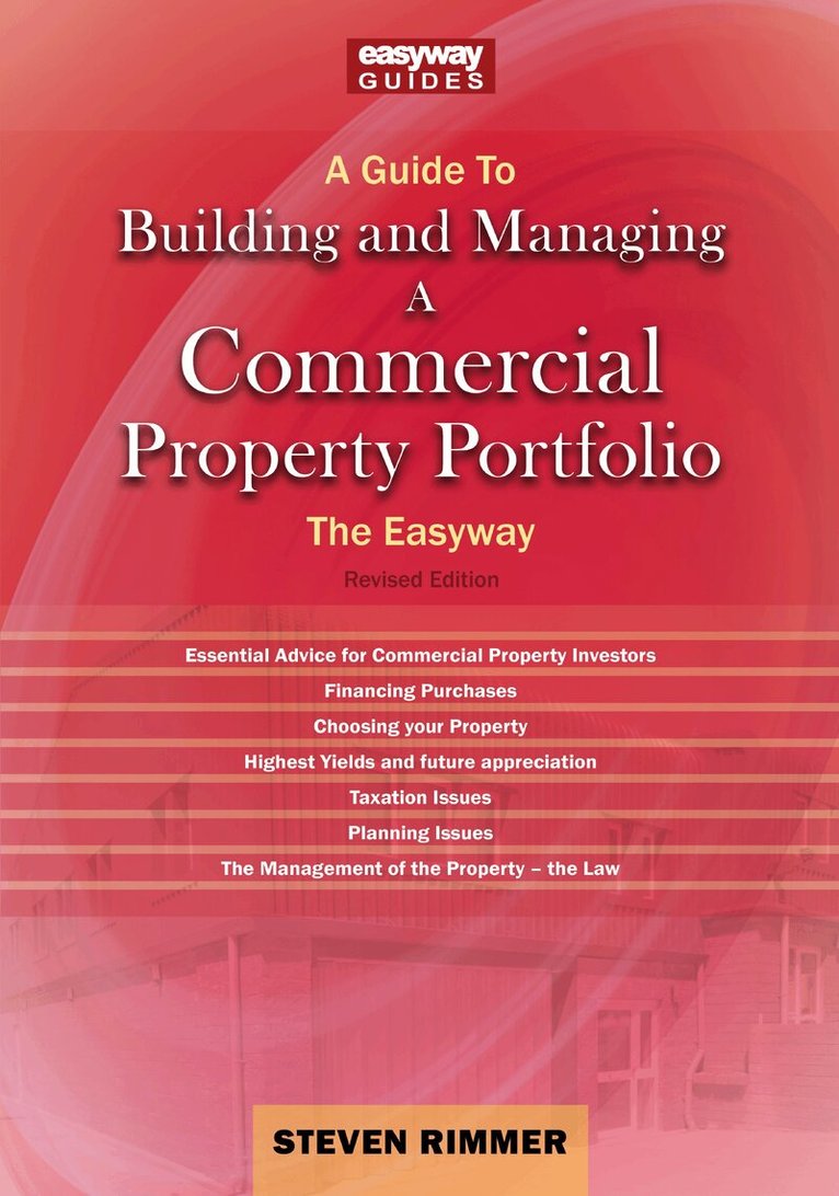 Steven Rimmer - Guide to Building and Managing A Commercial Property Portfolio, Häftad. Tillgänglighet: Lägg i varukorg
