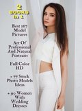 [ 2 BOOKS IN 1 ] - Best 167 Model Pictures - Art Of Professional And Natural Portraits - Rigid Cover - Full Color HD