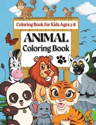Penelope Moore - Animal Coloring Book Coloring Book for Kids Ages 3-8, Häftad