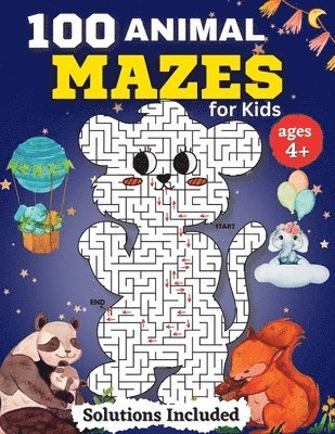 Penelope Moore - 100 Animal Mazes for kids for Kids Ages 4-8, Häftad
