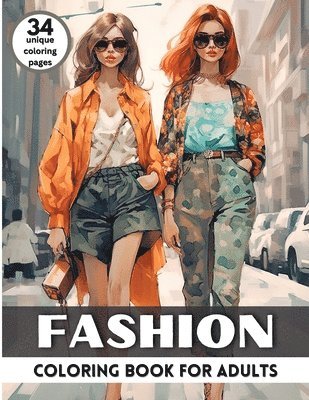 Penelope Moore - Fashion Coloring Book for Adults, Häftad
