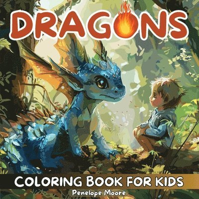 Penelope Moore - Dragons Coloring Book for Kids, Häftad