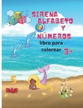 Libro para colorear del alfabeto y los numeros de las sirenas