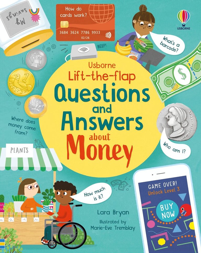 Lara Bryan - Lift-the-flap Questions and Answers about Money, Kartonnage