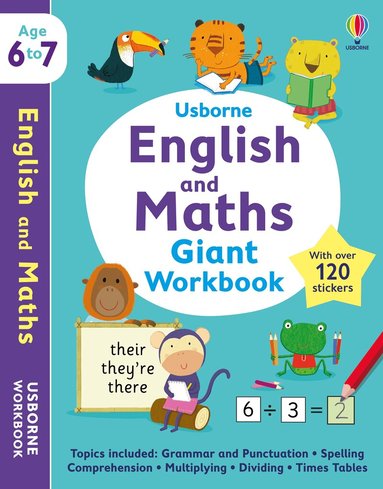 Holly Bathie, Jessica Greenwell, Jane Bingham, Caroline Young - Usborne English and Maths Giant Workbook 6-7, Häftad
