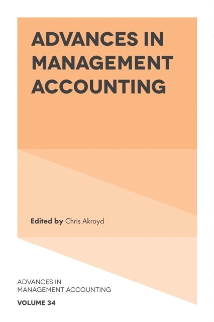 Chris Akroyd - Advances in Management Accounting, E-bok