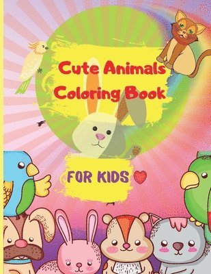 Victoria Hill - Cute Animals Coloring Book for Kids, Häftad