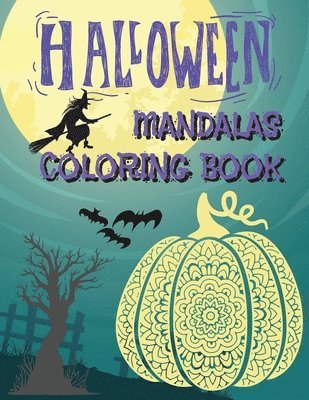 Thompson Fluffy - Halloween Mandalas Coloring Book, Häftad