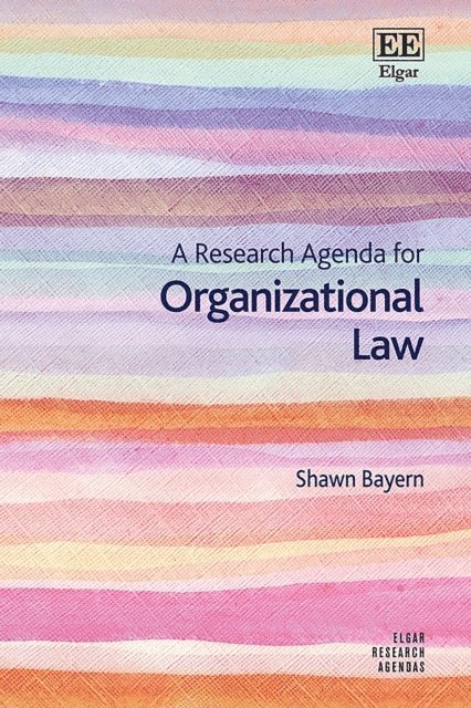 Shawn Bayern - Research Agenda for Organizational Law, E-bok. Tillgänglighet: Lägg i varukorg