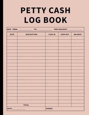 Anastasia Finca - Petty Cash Log Book, Häftad. Tillgänglighet: Lägg i varukorg