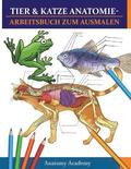 Tier & Katze Anatomie-Arbeitsbuch zum Ausmalen