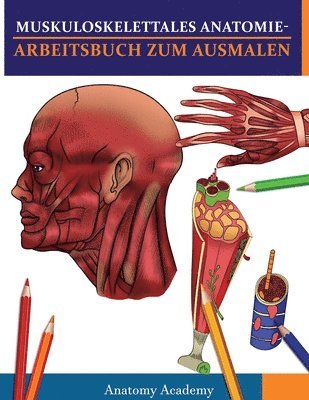 Anatomy Academy - Muskuloskelettales Anatomie-Arbeitsbuch zum Ausmalen, Häftad