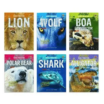 Angela Royston - Deadly Predators Killer Kings of the Animal Kingdom 6 Books Set Collection, Häftad. Tillgänglighet: Lägg i varukorg