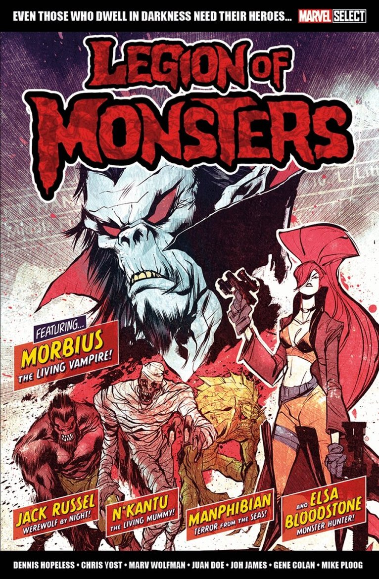Tbd - Marvel select: Legion of Monsters, Häftad