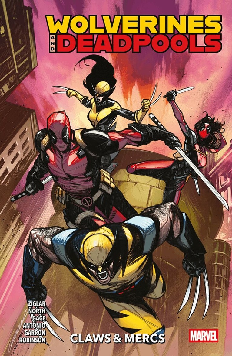 Cody Ziglar, Christos Gage, Ryan North - Wolverines & Deadpools Vol. 1: Claws & Mercs, Häftad. Tillgänglighet: Kommande