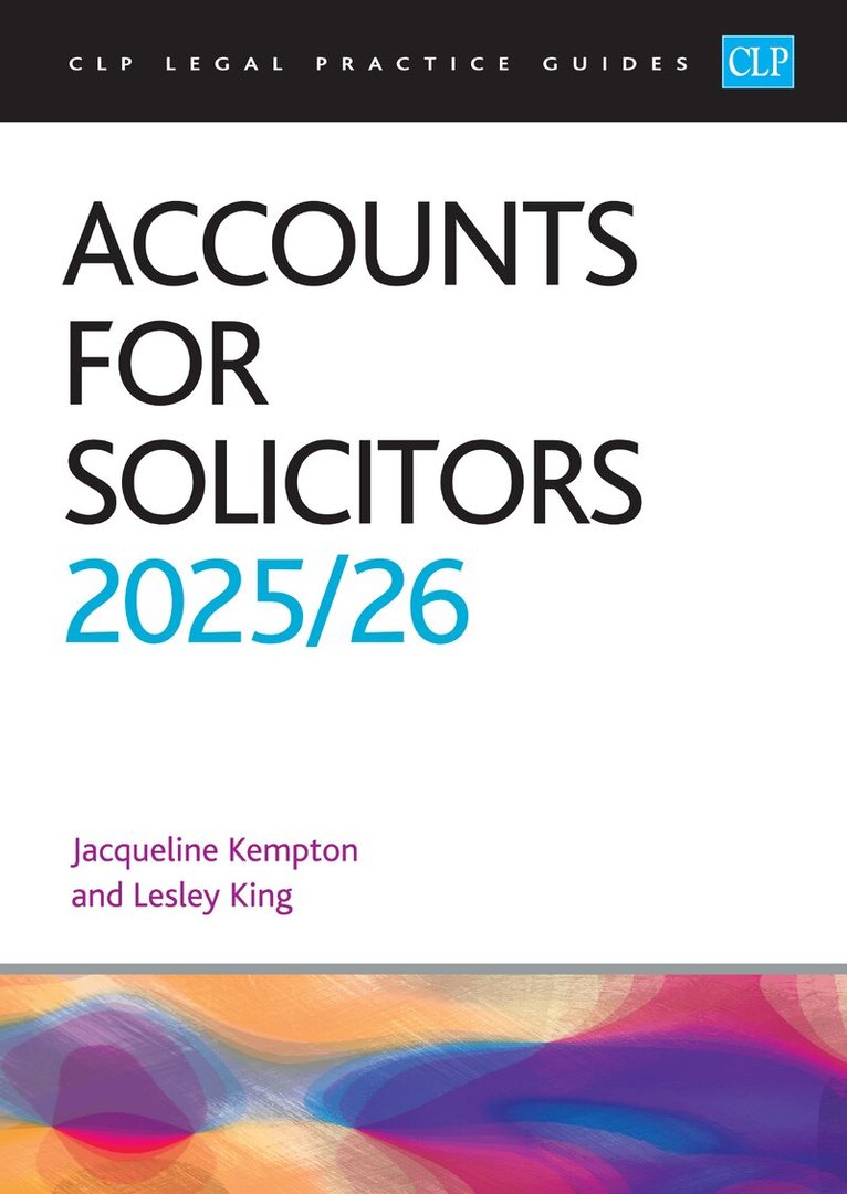 King, Kempton - Accounts for Solicitors 2025/26, Häftad