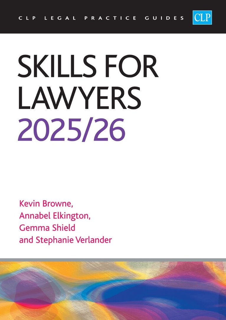 Elkington - Skills for Lawyers 2025/26, Häftad
