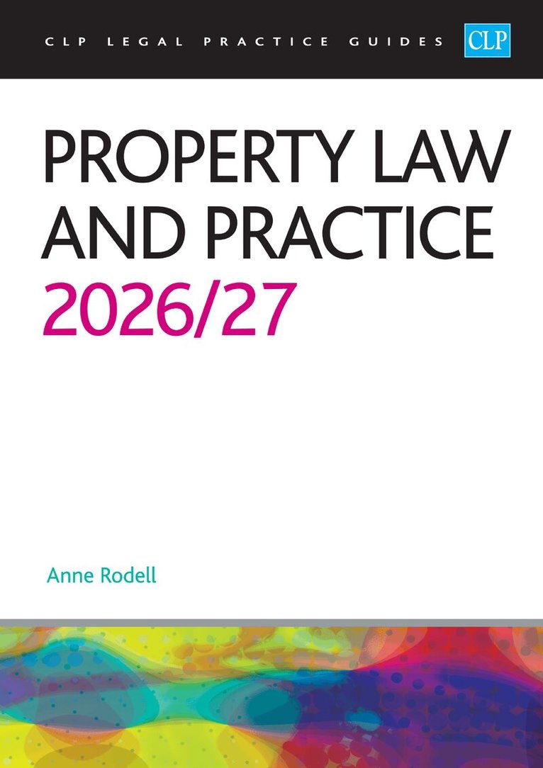 Rodell - Property Law and Practice 2026/27, Häftad