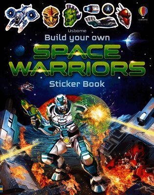 Build Your Own Space Warriors Sticker Book