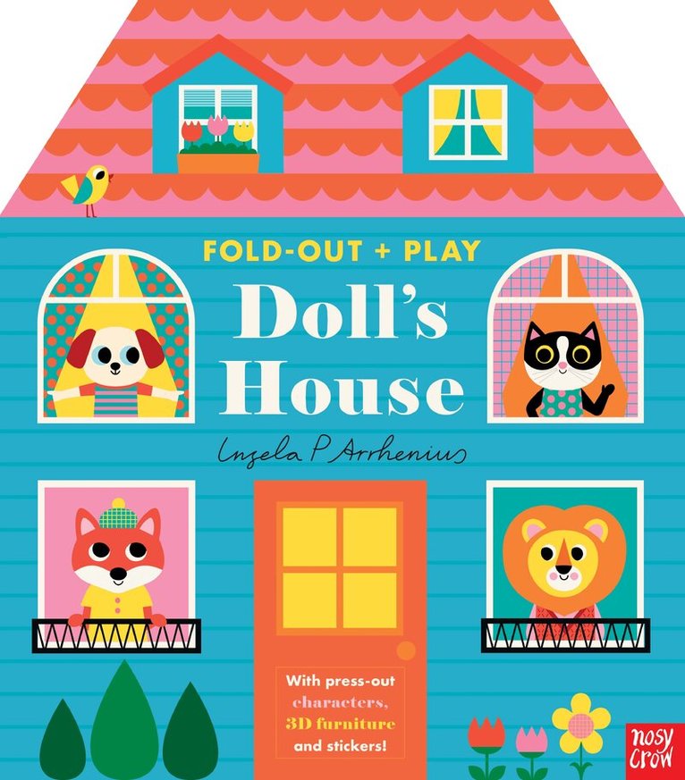 Ingela P Arrhenius - Fold-Out + Play: Doll's House, Kartonnage. Tillgänglighet: Lägg i varukorg