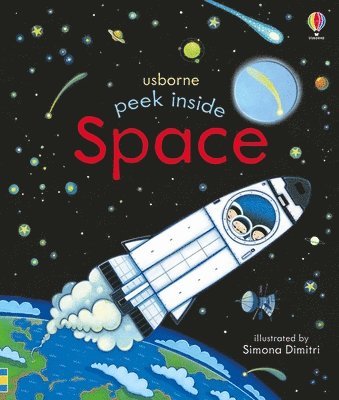 Anna Milbourne - Peek Inside Space, Kartonnage
