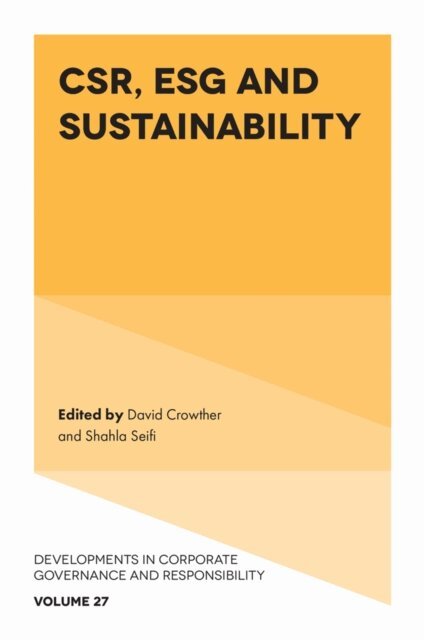 Shahla Seifi, David Crowther - CSR, ESG and Sustainability, E-bok
