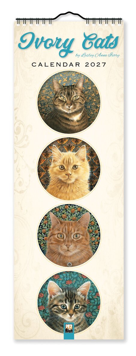 Anne Lesley - Ivory Cats Slim Calendar 2027 (Art Calendar), Övrigt. Tillgänglighet: Lägg i varukorg