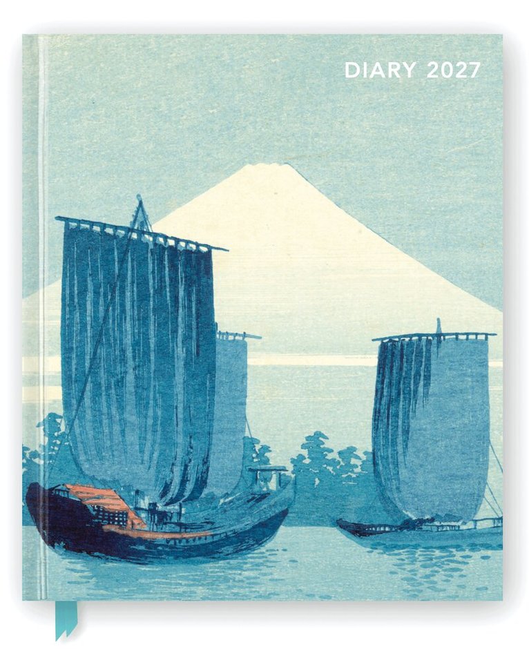 Tree Flame - Japanese Woodblocks 2027 Desk Diary Planner - Week to View, Illustrated Throughout, Inbunden. Tillgänglighet: Lägg i varukorg
