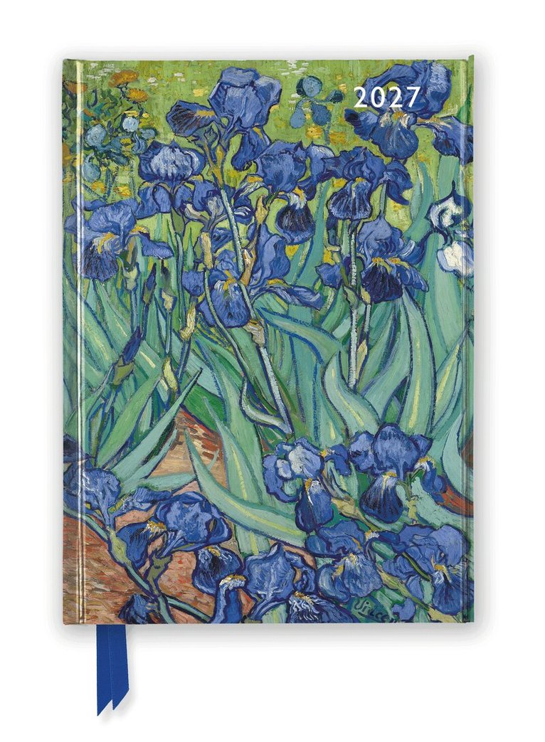 Tree Flame - Vincent van Gogh: Irises 2027 Luxury Diary Planner - Page to View with Notes, Inbunden. Tillgänglighet: Lägg i varukorg