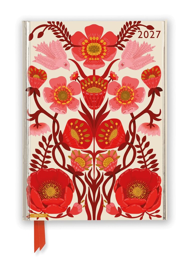 Tree Flame - Nina Pace: Love Oracle 2027 Luxury Diary Planner - Page to View with Notes, Inbunden