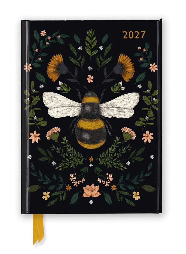 Tree Flame - Jade Mosinski: Bee 2027 Luxury Diary Planner - Page to View with Notes, Inbunden